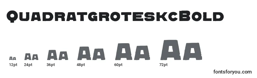 sizes of quadratgroteskcbold font, quadratgroteskcbold sizes
