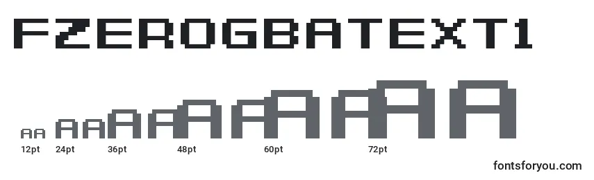 sizes of fzerogbatext1 font, fzerogbatext1 sizes