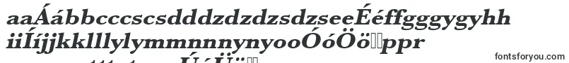 Шрифт UrwbaskertextbolwidOblique – венгерские шрифты