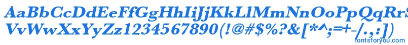 UrwbaskertextbolwidOblique Font – Blue Fonts