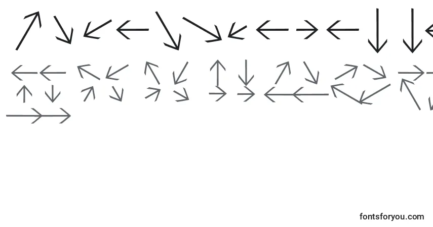 characters of sebastianarrowslightlight font, letter of sebastianarrowslightlight font, alphabet of  sebastianarrowslightlight font
