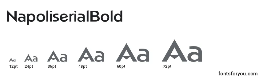 sizes of napoliserialbold font, napoliserialbold sizes