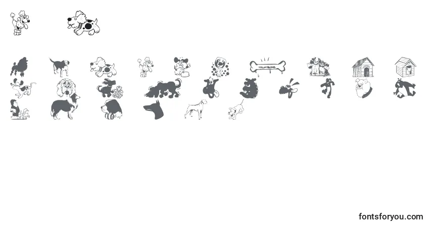 characters of dogscsp font, letter of dogscsp font, alphabet of  dogscsp font