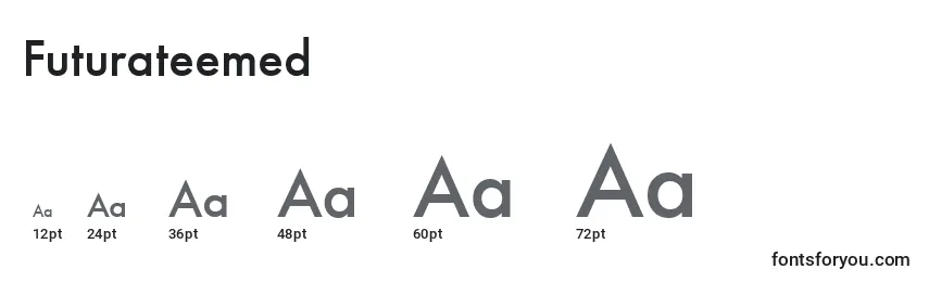 sizes of futurateemed font, futurateemed sizes