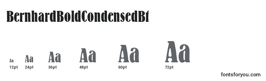 sizes of bernhardboldcondensedbt font, bernhardboldcondensedbt sizes