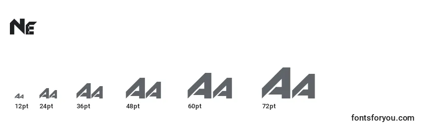 sizes of newgarrett font, newgarrett sizes