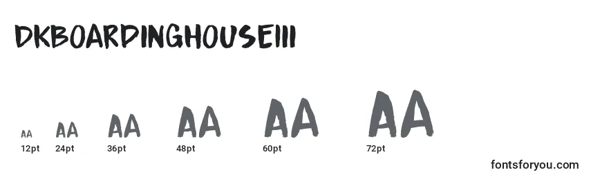 sizes of dkboardinghouseiii font, dkboardinghouseiii sizes