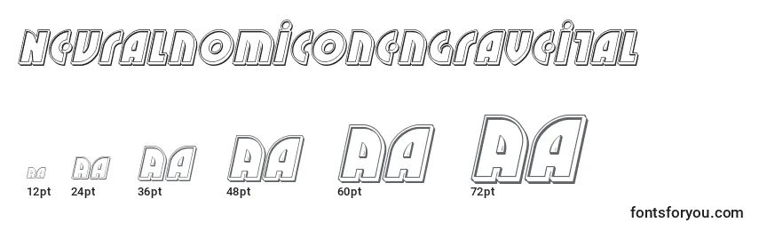 sizes of neuralnomiconengraveital font, neuralnomiconengraveital sizes