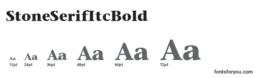 sizes of stoneserifitcbold font, stoneserifitcbold sizes
