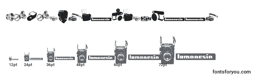 sizes of lomonesiadingbats font, lomonesiadingbats sizes