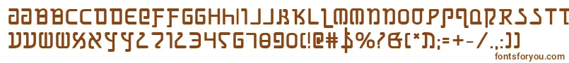 Шрифт GrimlordBold – коричневые шрифты