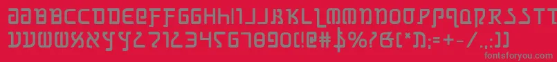 Шрифт GrimlordBold – серые шрифты на красном фоне
