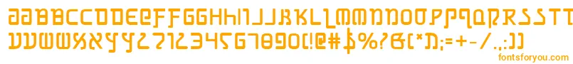 Шрифт GrimlordBold – оранжевые шрифты