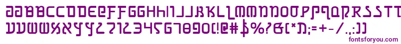 GrimlordBold Font – Purple Fonts on White Background