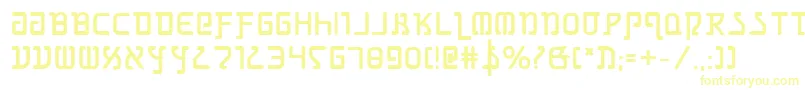 GrimlordBold Font – Yellow Fonts on White Background