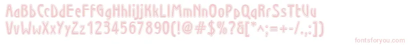 Wninl Font – Pink Fonts on White Background