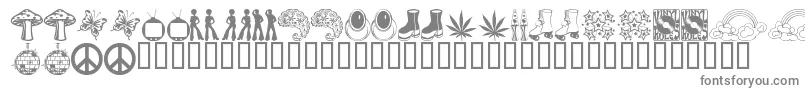 My70sDingフォントについての詳細 フォントMy70sDing – 白い背景に灰色の文字