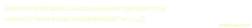 Dominomaskoutital-fontti – keltaiset fontit