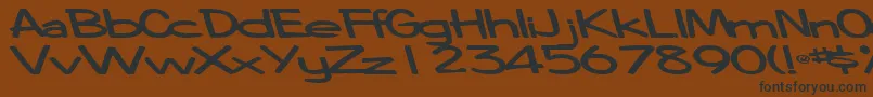 CoinageofmindBold Font – Black Fonts on Brown Background