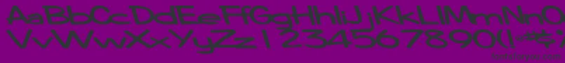 CoinageofmindBold Font – Black Fonts on Purple Background