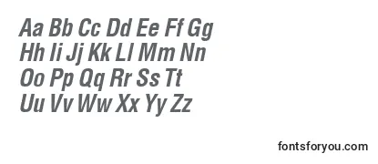 HelveticaCondensedbolditalic-fontti