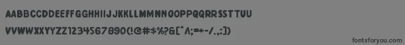 Excelsiorcomicsexpand-Schriftart – Schwarze Schriften auf grauem Hintergrund