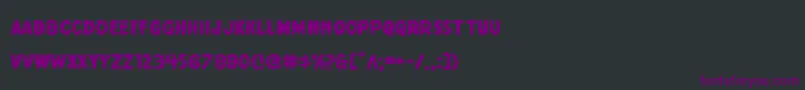 Excelsiorcomicsexpand Font – Purple Fonts on Black Background