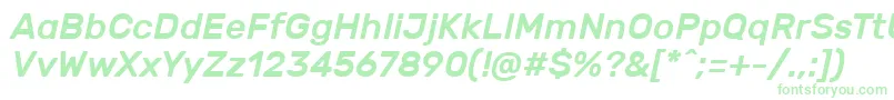 RubikMediumitalic Font – Green Fonts