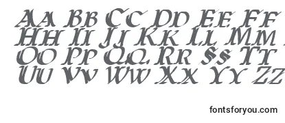 WarsOfAsgardItalic Font