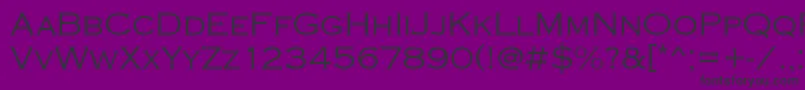 Copperplatetlig Font – Black Fonts on Purple Background