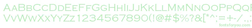 Copperplatetlig Font – Green Fonts on White Background