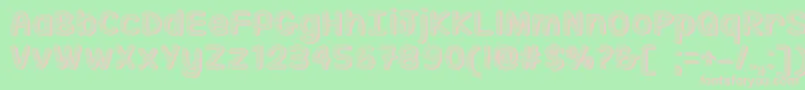 SippinOnSunshineTtf Font – Pink Fonts on Green Background