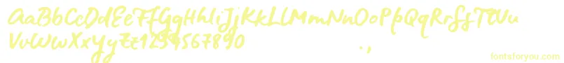 BluefiresSample Font – Yellow Fonts