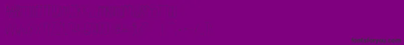 BeltaLight-Schriftart – Schwarze Schriften auf violettem Hintergrund