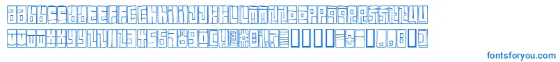 fuente BoxFont – Fuentes Azules Sobre Fondo Blanco