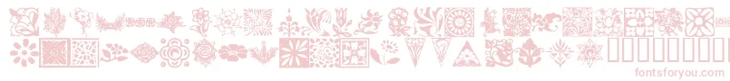 KrFleurishFloral Font – Pink Fonts