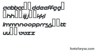 RacetracsskItalic font – esperanto Fonts