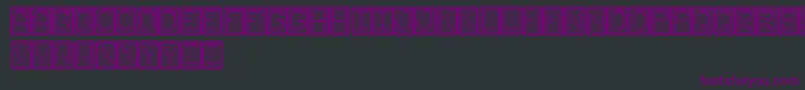 FichasSt-Schriftart – Violette Schriften auf schwarzem Hintergrund
