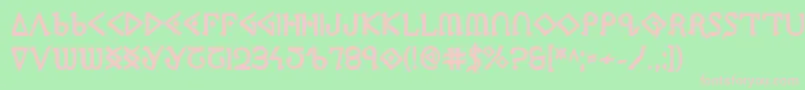 PresleyPressExtrabold Font – Pink Fonts on Green Background