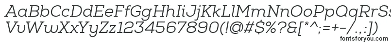 NexaSlabBookItalic-fontti – Liike-elämän fontit