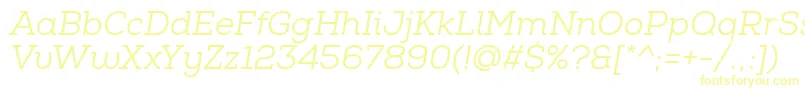 NexaSlabBookItalic Font – Yellow Fonts