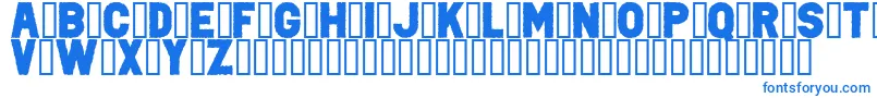 PunkRockColorFill-Schriftart – Blaue Schriften