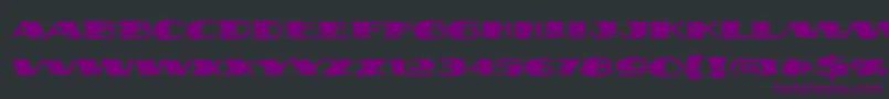 FatstackBb Font – Purple Fonts on Black Background