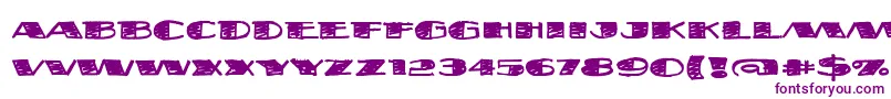 FatstackBb Font – Purple Fonts on White Background