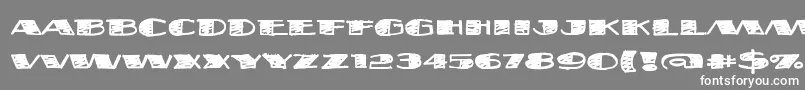 FatstackBb Font – White Fonts on Gray Background