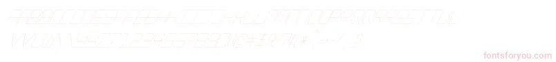 Шрифт EpicenterThinitalic – розовые шрифты на белом фоне