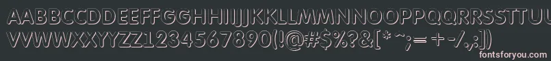 AFuturaroundtitulsh Font – Pink Fonts on Black Background