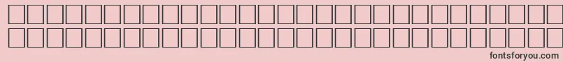 Шрифт FlameRegular – чёрные шрифты на розовом фоне