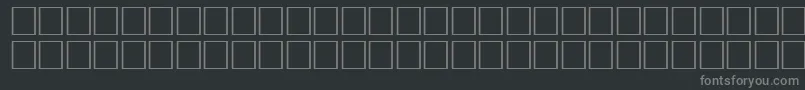 FlameRegular Font – Gray Fonts on Black Background
