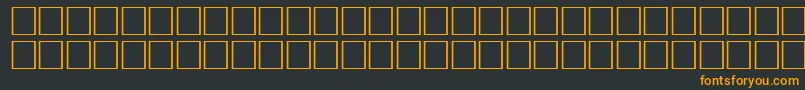 Шрифт FlameRegular – оранжевые шрифты на чёрном фоне